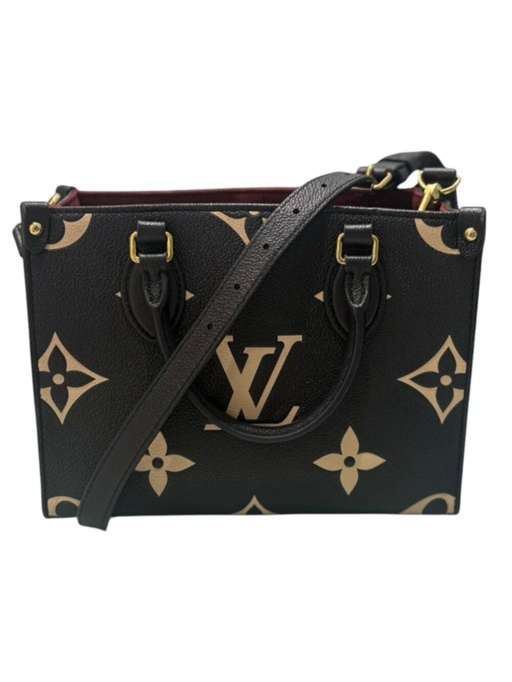 Louis Vuitton Empreinte On The Go Black Leather Handbag